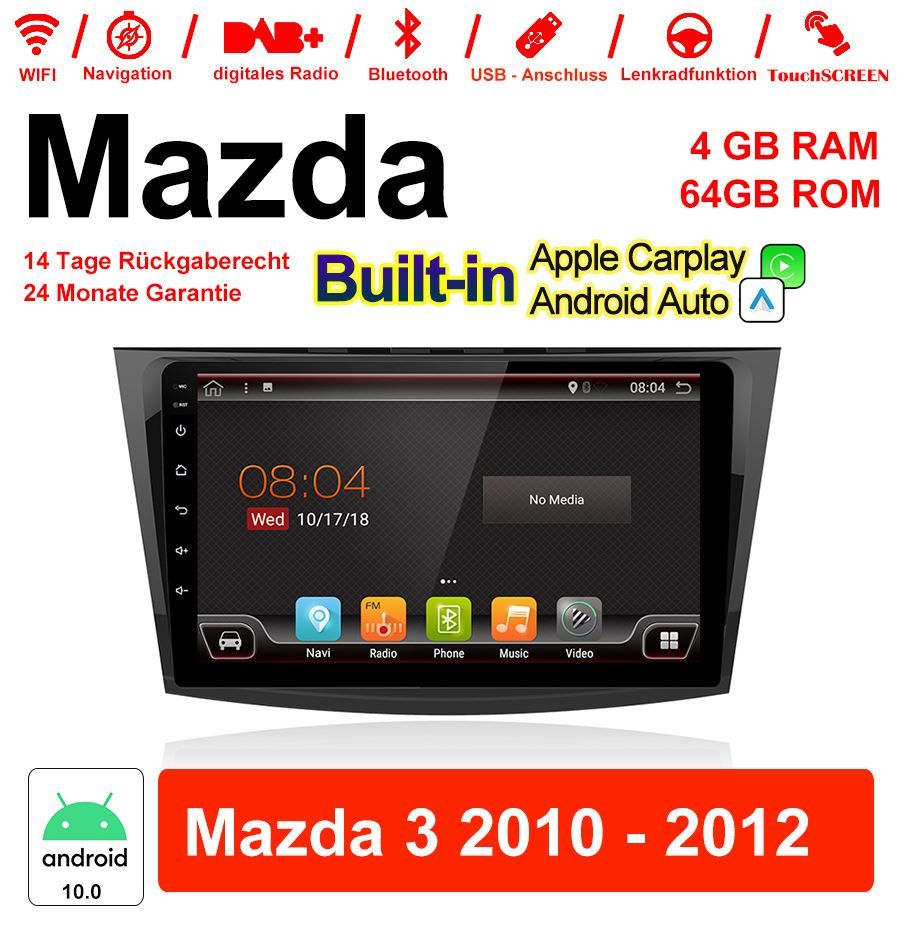 Autoradio: Mazda 3 Android 10 Autoradio Carplay – Nuovo e nell'imballaggio originale da Malans GR venduto da BUYBEST-Schweiz