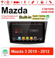 Mazda 3 Android 10 Autoradio Carplay
