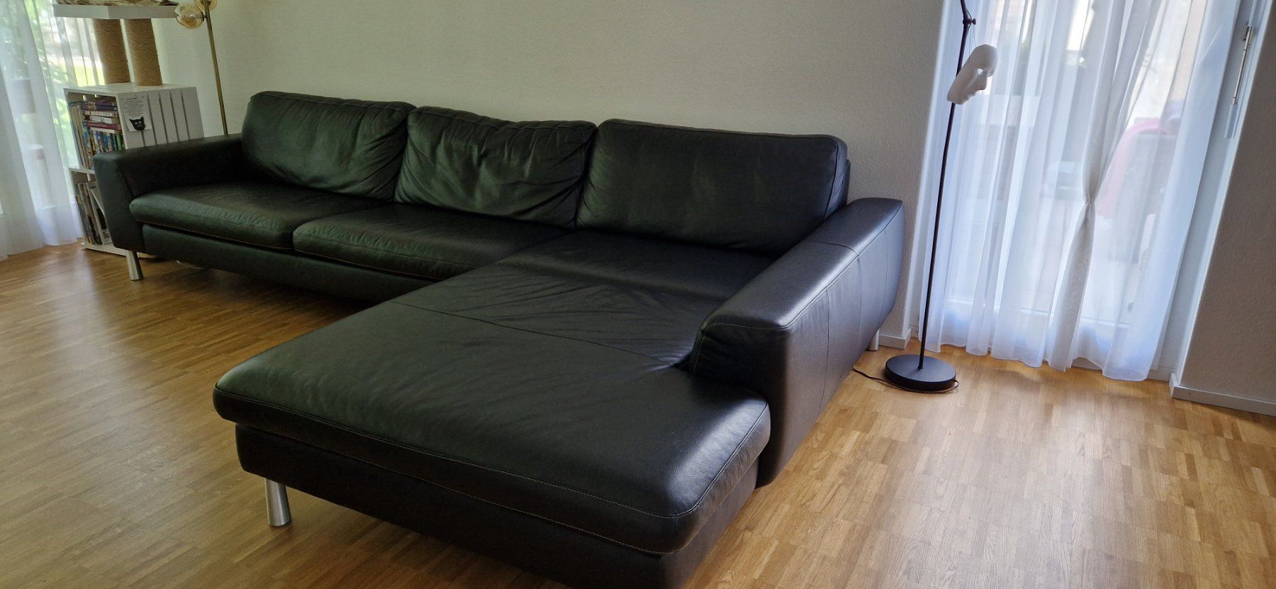 Divani: schwarzes Lederecksofa – Usato da Windisch venduto da Nadine0123 1