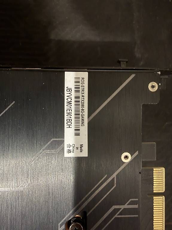 Schede grafiche: ROG-STRIX-RTX2080-8G-GAMING – Usato da Unterengstringen venduto da Pointer001 2