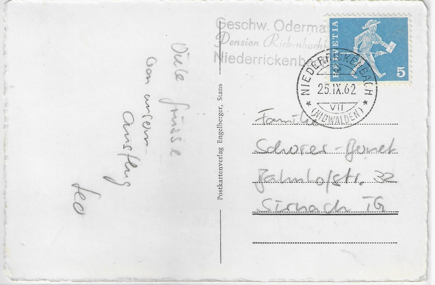 Cartoline postali: Niederrickenbach mit Brisen – Antico da Ettingen venduto da Kartenplanet 1