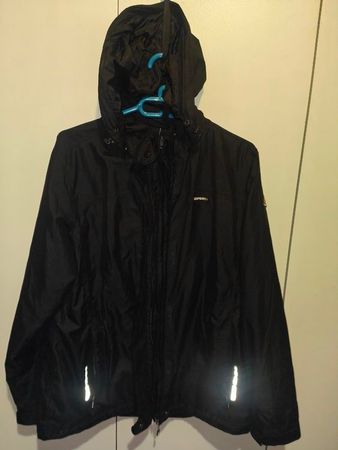 Icepeak Outdoor Jacke XL Schwarz mit Kapuze