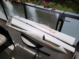 Rumpf und Tragflächen zu Ventus Segelflieger, mit Servos