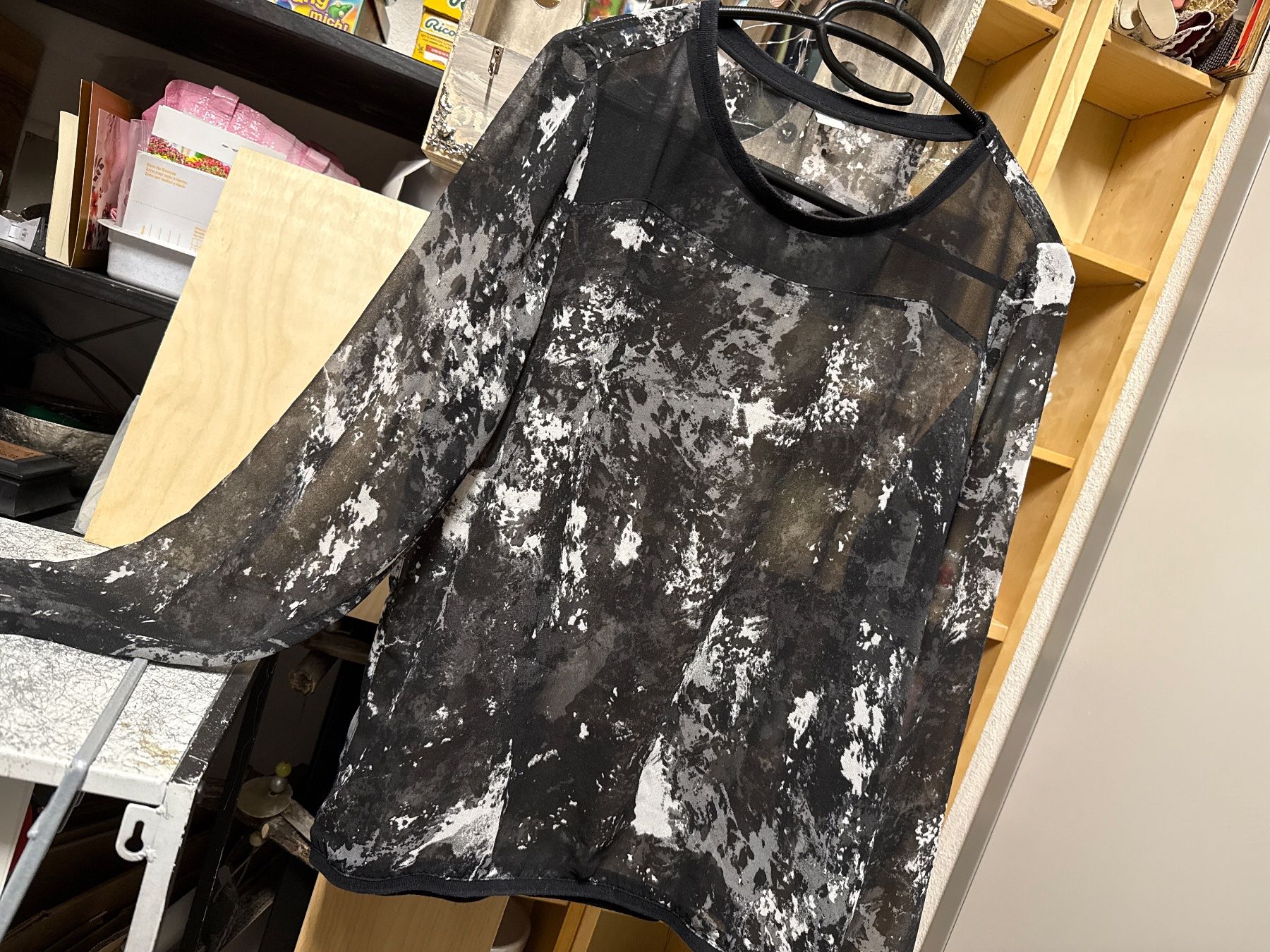 S.Oliver Maglioni & Felpe: S.Oliver Damen Tüll Pulli, durchsichtig Grösse 40 – Usato da Amriswil venduto da used2use 2