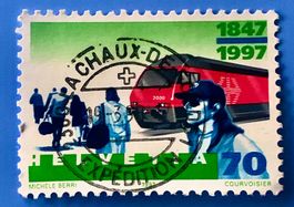 Nr.909 mit gestempelt  La Chaux-de-Fonds   