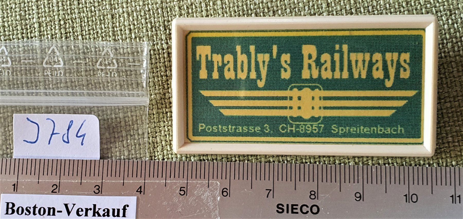 Kit di modellismo & Modellini statici: J784 - Trably's Railways Spreitenbach – Usato da Reinach BL venduto da Boston-Verkauf 2