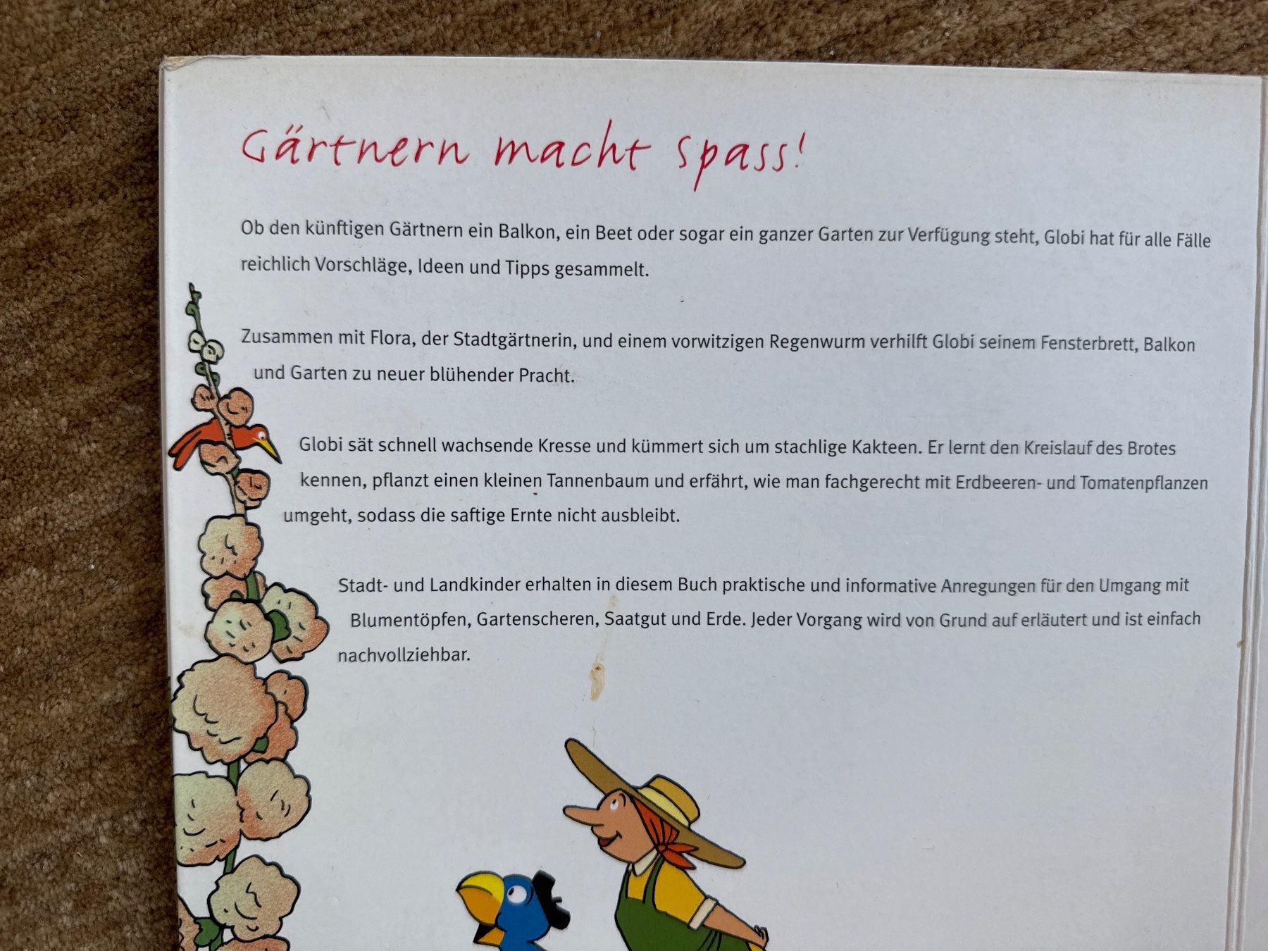 Bücher: Gärtnern  mit Globi - Globi Hobby – Gebraucht aus Aarau von Kilauea 7