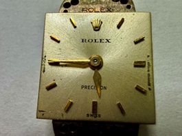 Rolex Precision Uhrwerk goldfarben 17 Rubis