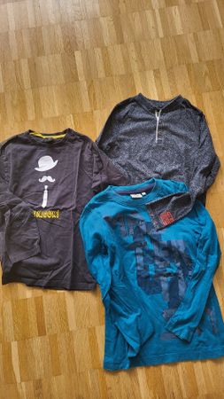 3  Langärmlige Shirts Gr. 134/140