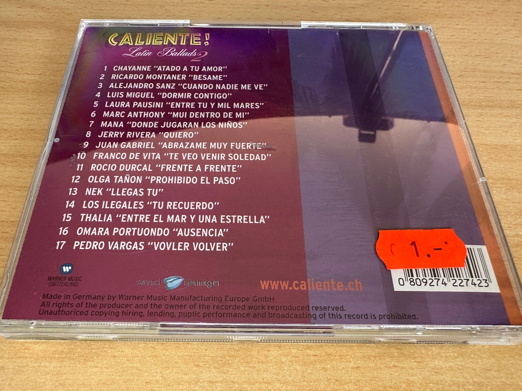 CD: Various – Caliente! Latin Ballads 2 – Usato da Rikon im Tösstal venduto da Alpenmutz 1