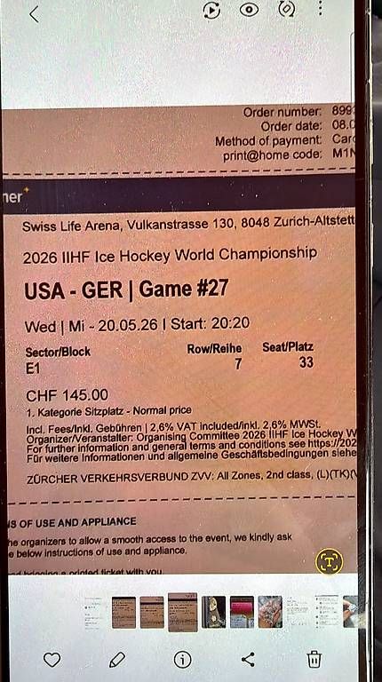 Veicoli da campeggio: Eishockey WM USA-GER – Usato da Volketswil venduto da Iwan1981