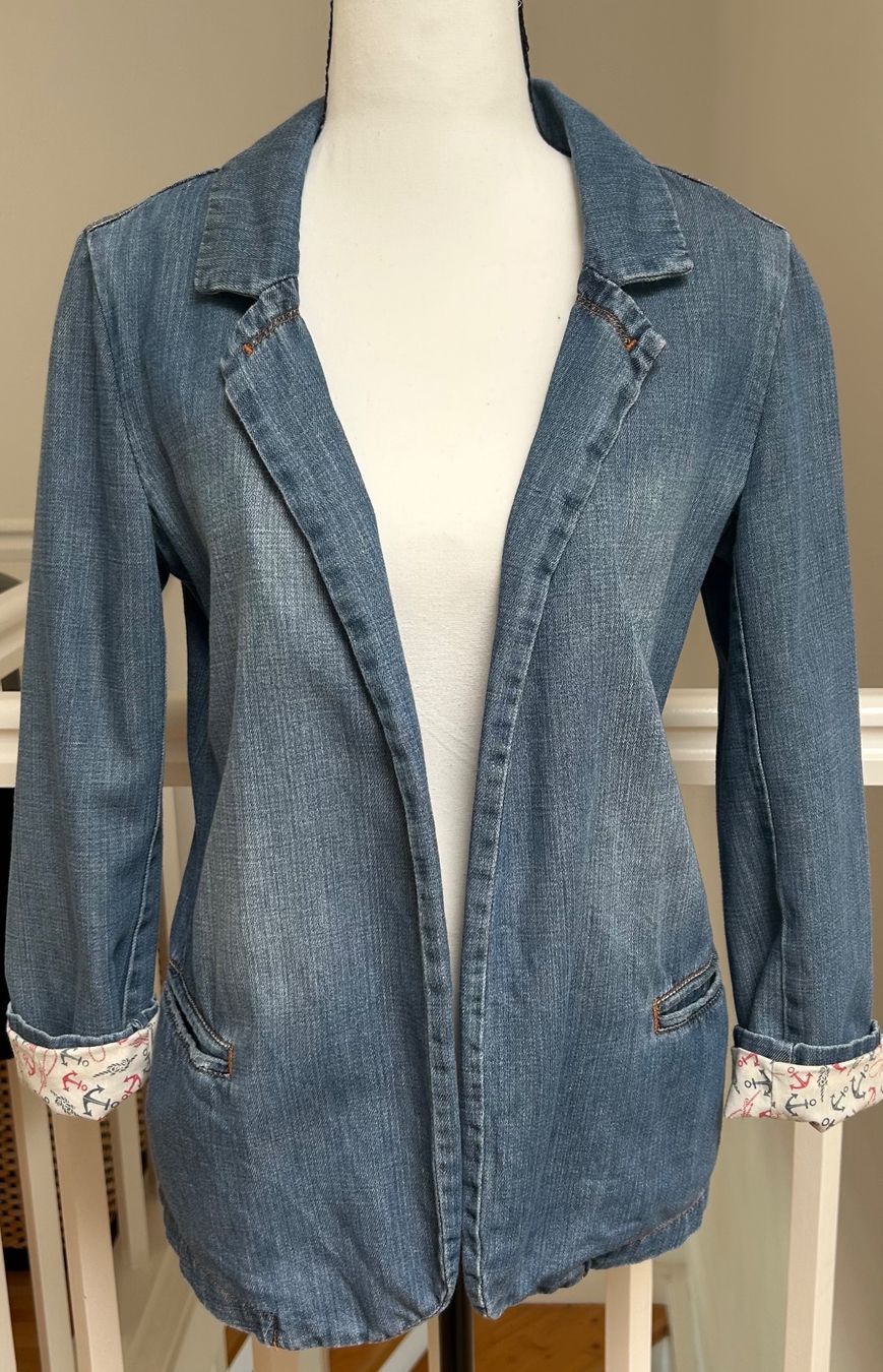 Mango Giacche: Denim Blazer / Jacke von Mango Jeans, Gr. S – Usato da Geneve venduto da jua_b7nb