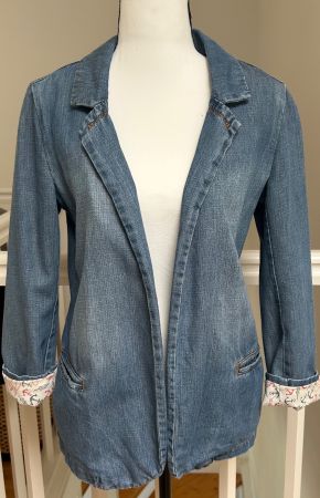 Denim Blazer / Jacke von Mango Jeans, Gr. S