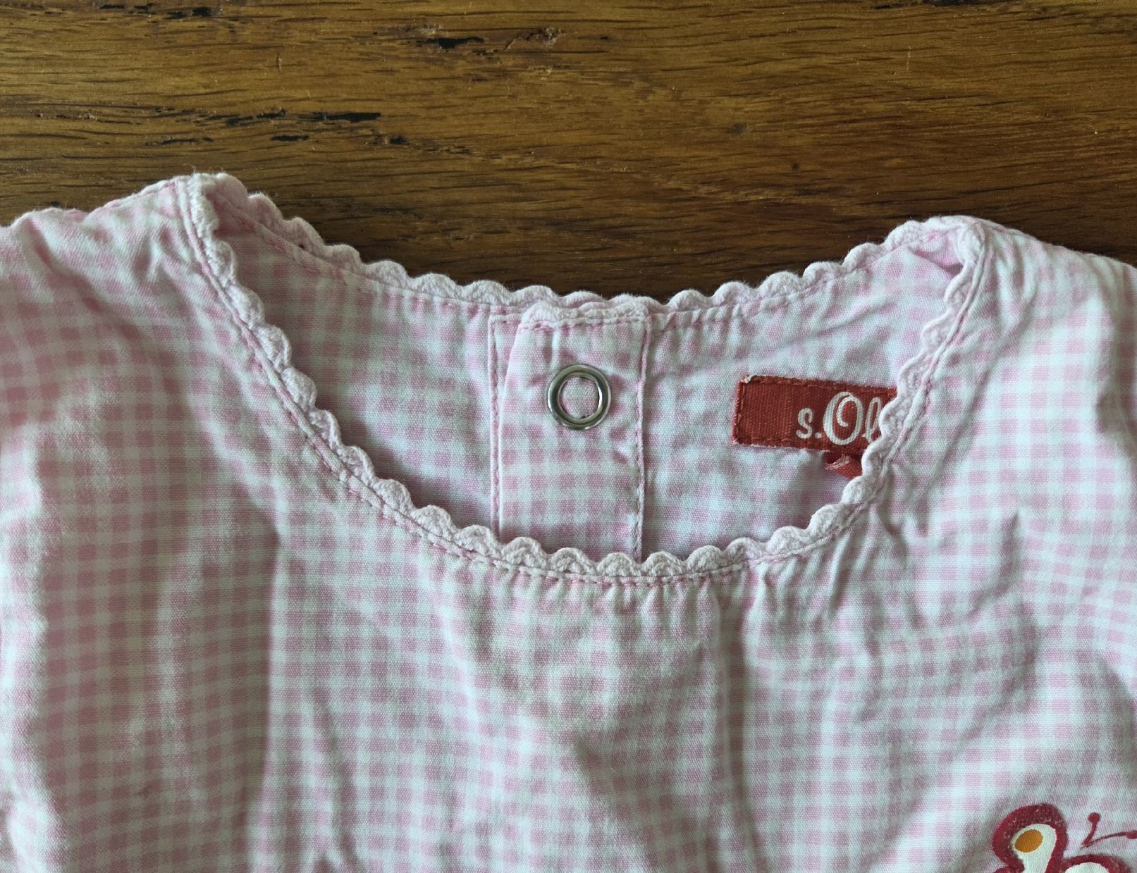 S.Oliver Vestiti & Gonne: Kleid pink kariert Grösse 74 S.Oliver – Usato da Au ZH venduto da tis_8fmn 3