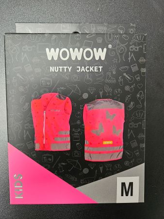 Neu - wowow - Kinder Leuchtweste Pink Gr. M