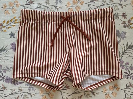 chice gestreifte Badehose Gr. 134/140