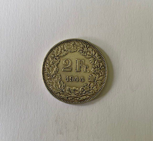 Toutes les monnaies: 2 Franken 1944 -  Silber - Schweiz – D'occasion à Zürich par Apache4 2