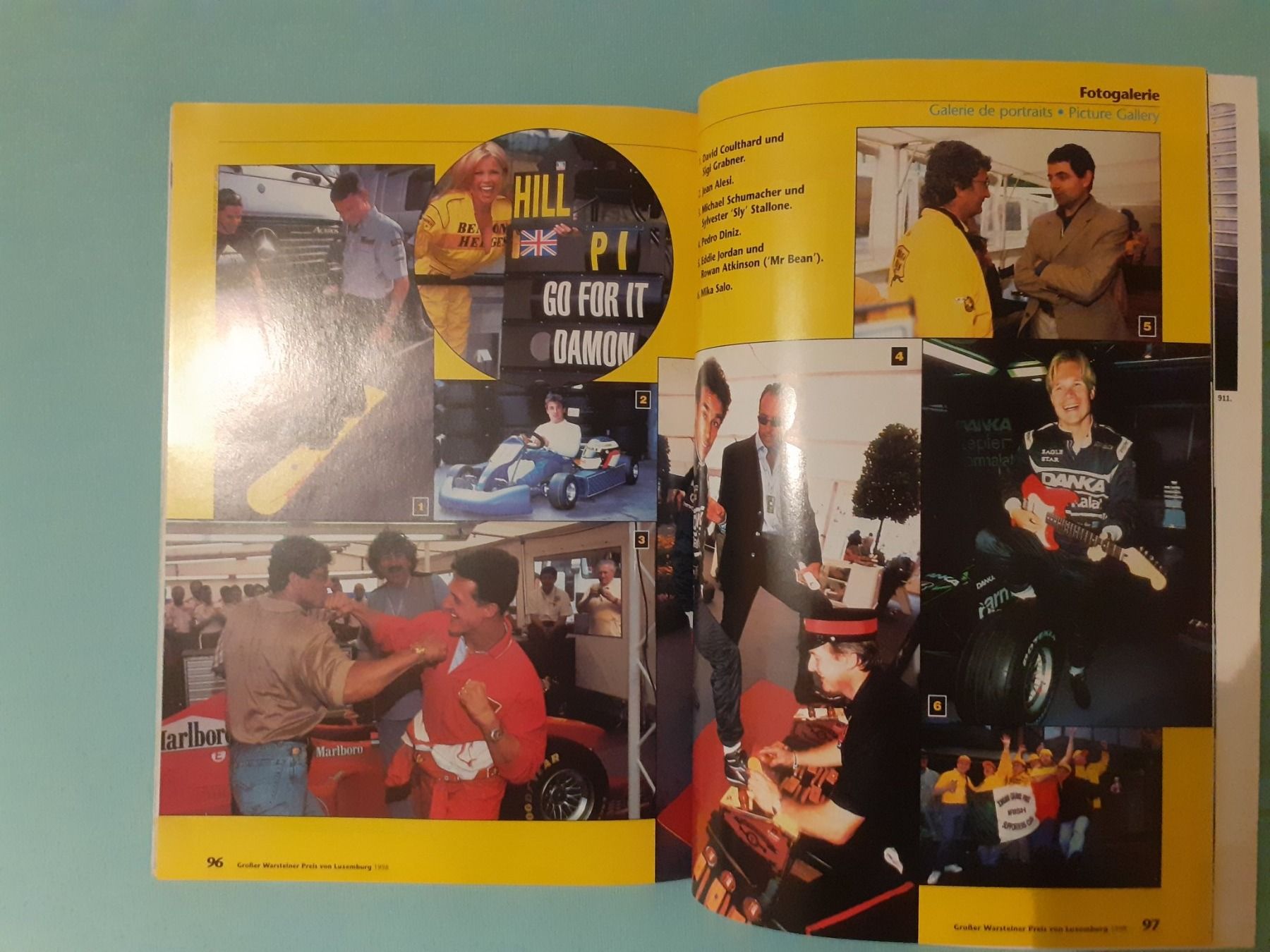 Riviste & Magazine: Programmheft Formel 1 GP Luxemburg "Nürburgring" 1998 – Usato da Aarburg venduto da Hktm 8
