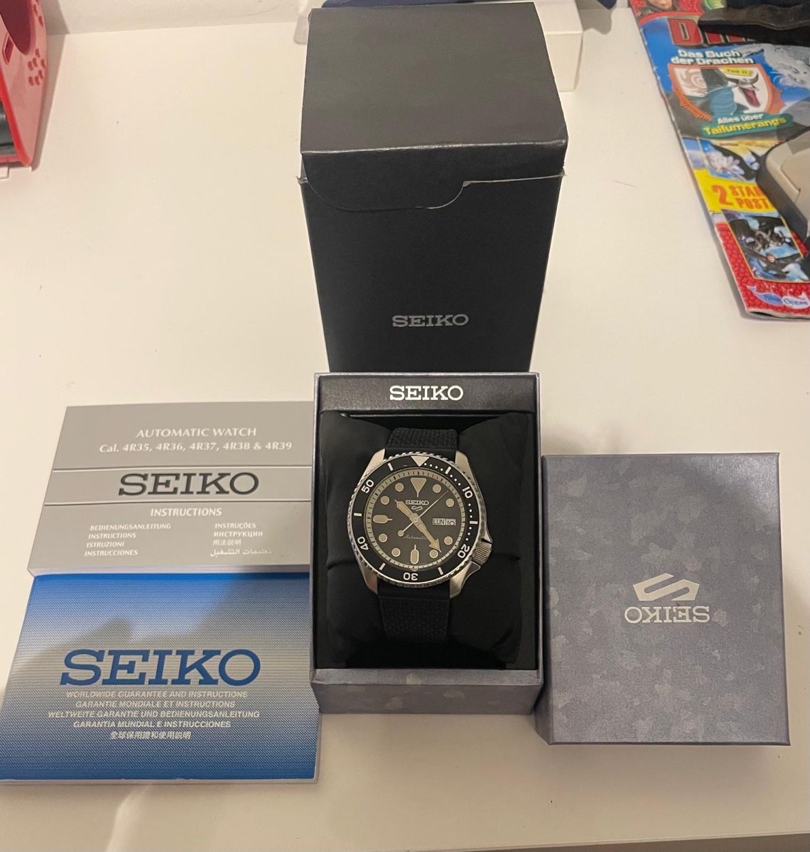 Seiko Orologi: Orologio automatico Seiko 5 Sport con scatola e documenti – Usato da pregassona venduto da sar_rz9q 1