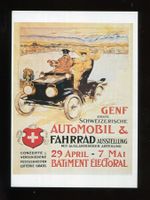 Genf, Automobil & Fahrrad Ausstellung, Künstlerkarte