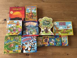 Spielesammlung Brettspiele diverse Titel gebrauchter Zustand