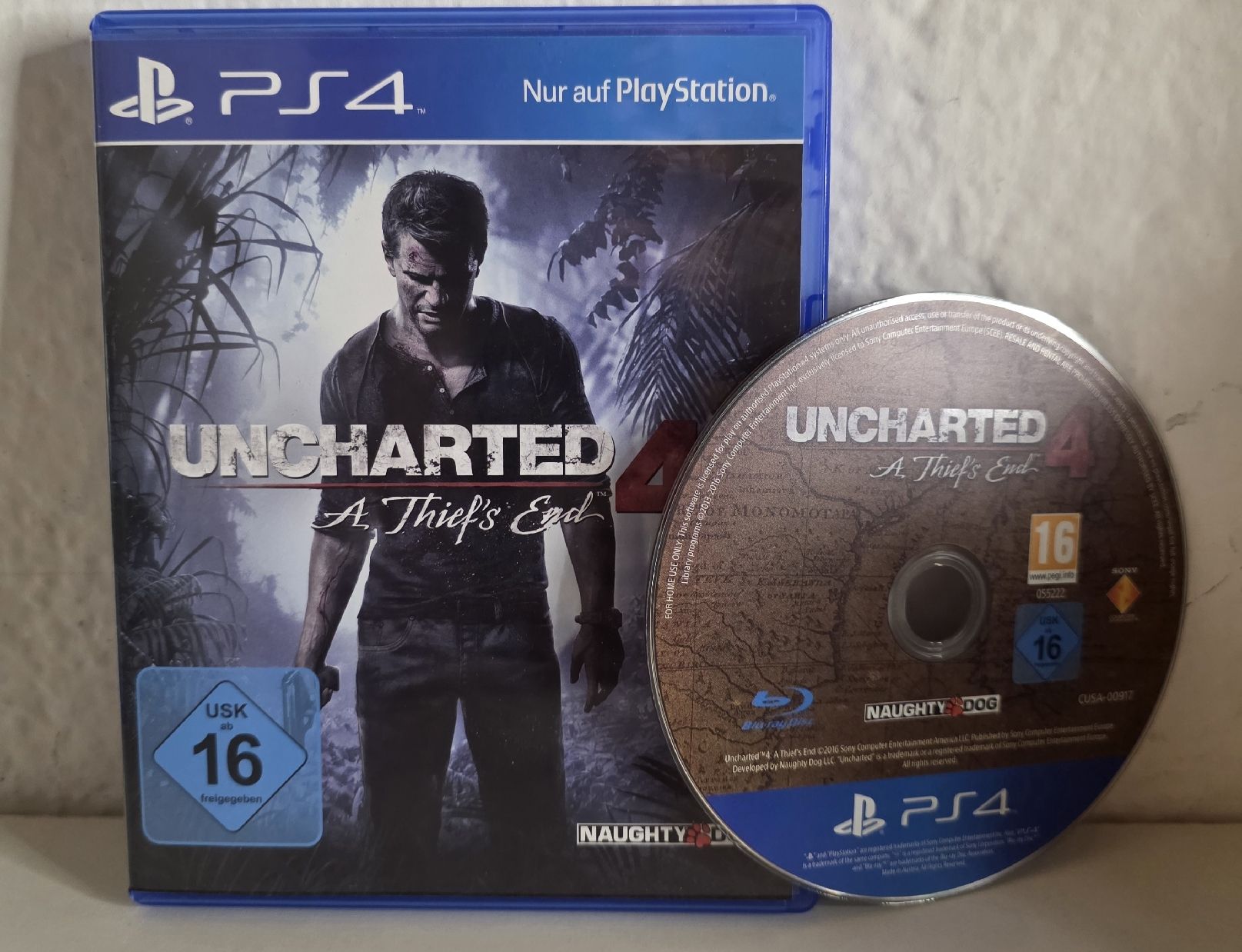 Spiele: Uncharted 4 A Thief's End PS4 Spiel  – Gebraucht aus Ehrendingen von lax21
