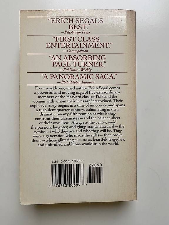 Bücher: Erich Segal - The Class – Gebraucht aus Pfäffikon ZH von pez_878m 1