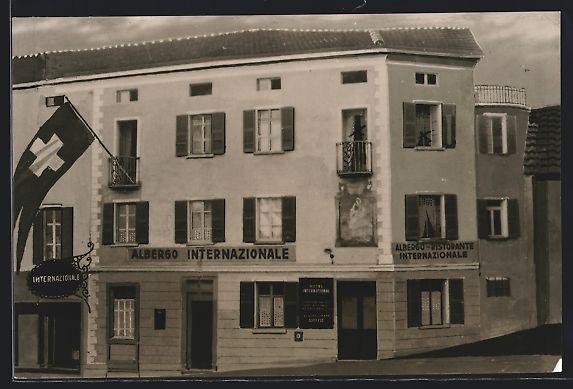 Cartoline postali: Locarno, Hotel und Restaurant Internatio – Usato da Berlin venduto da bartko-reher