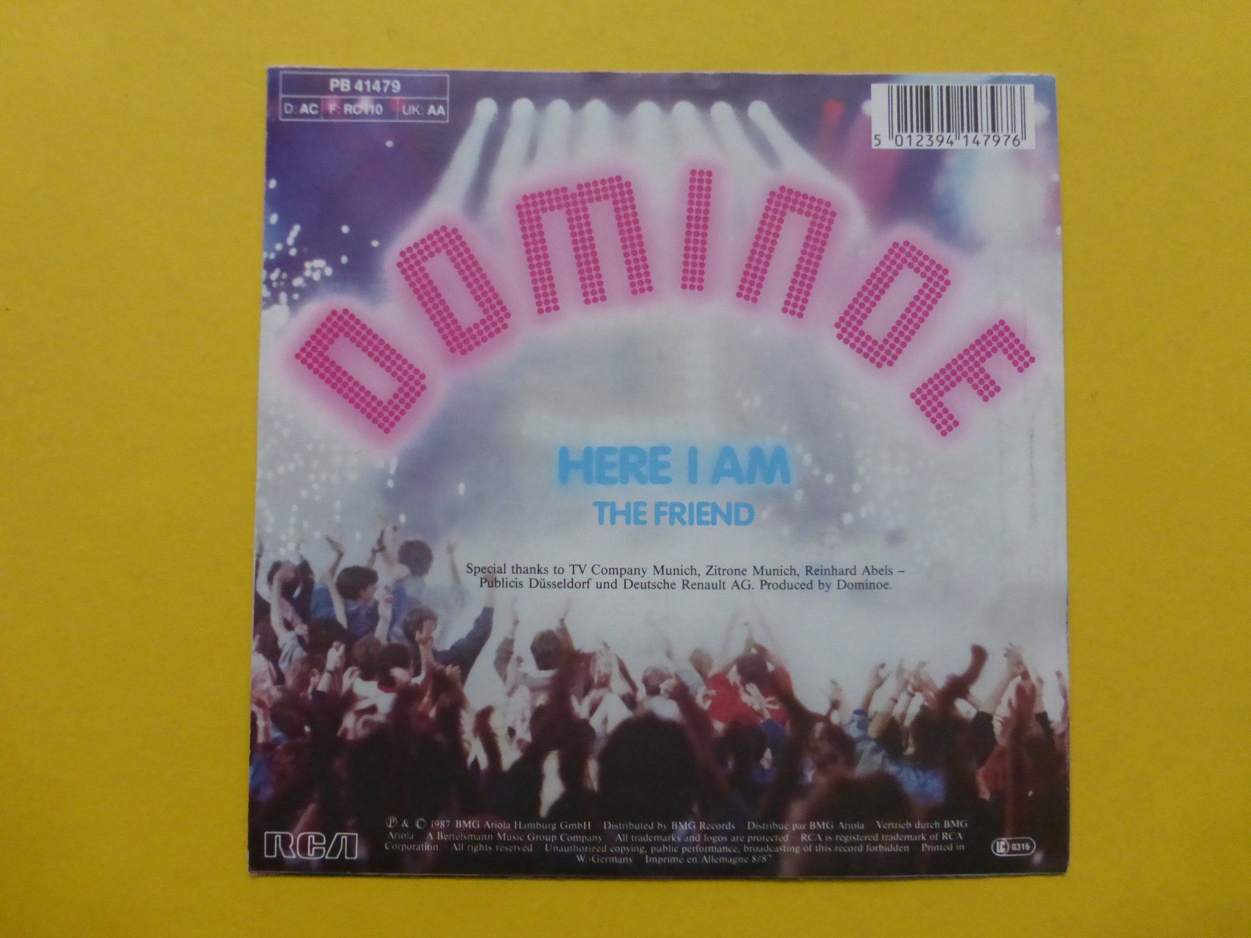 Schallplatten: Dominoe – Here I Am – Gebraucht aus Zürich von Swiss57 1