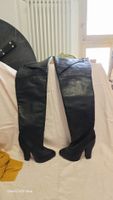 CARVEN Overknee Stiefel – Gr. 37 – Made in Italy – 15 cm Abs