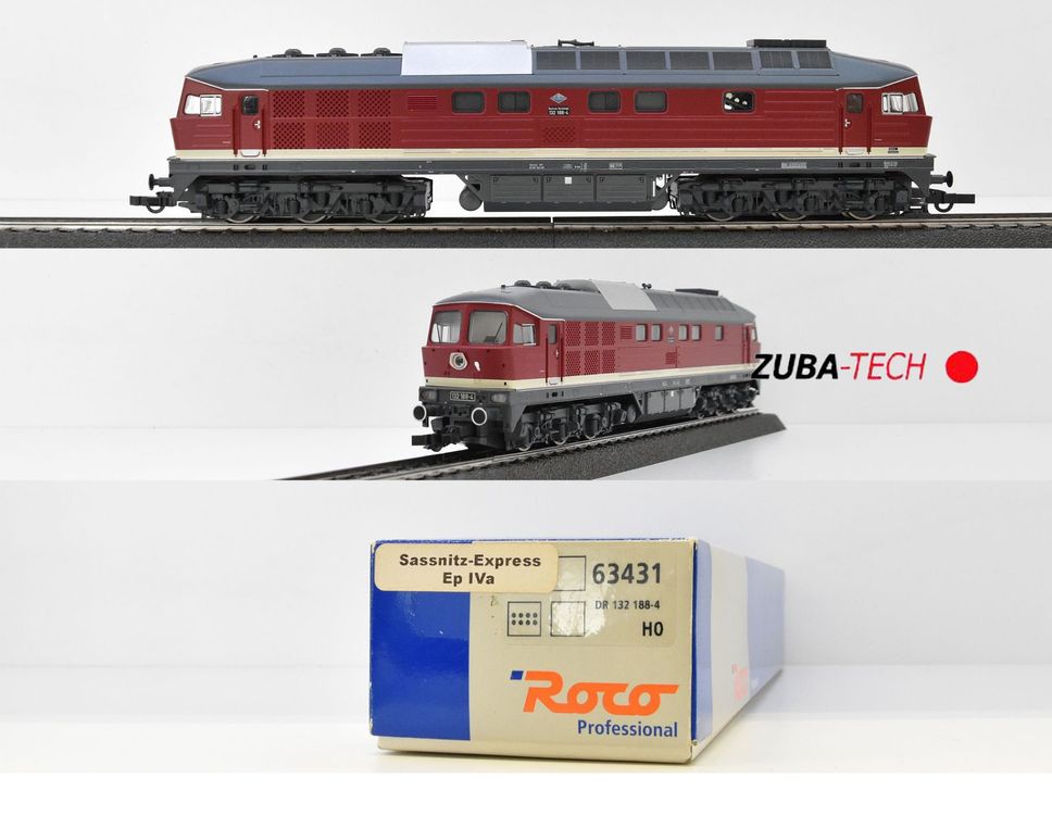 thumbnail image 2 of Roco H0 BR 132 Diesel Locomotive - DR/GDR Era - DCC Digital (No Original Box) 2 of 4