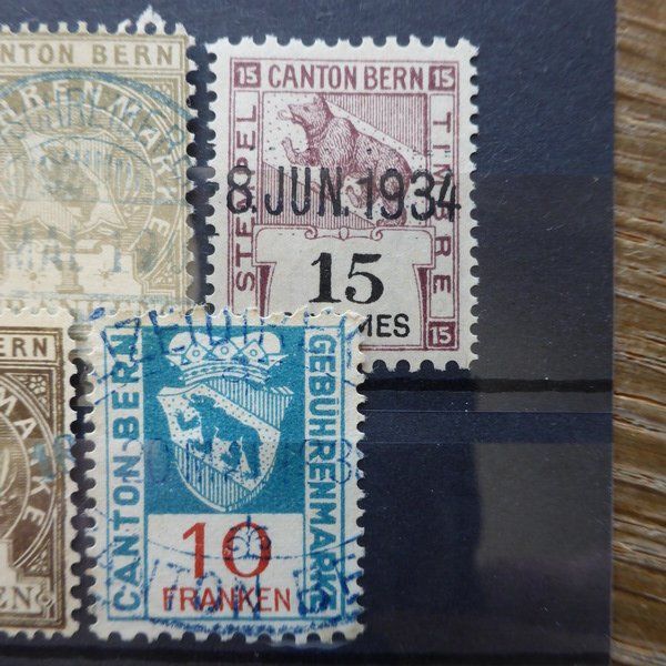 Alle Briefmarken: kleines Lot CH - Marken mit Kontrollnummern – Gebraucht aus Egliswil von Trens01 4