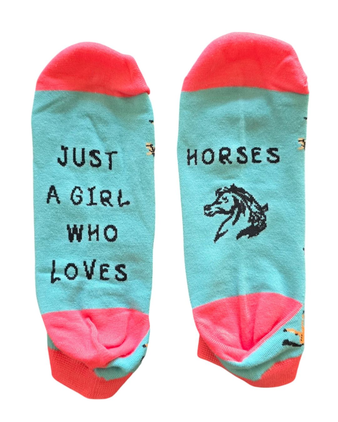 Socken: Sneaker-Socken Pferde / Horses / Hufeisen – Neu und originalverpackt aus Zürich von amysmith 1