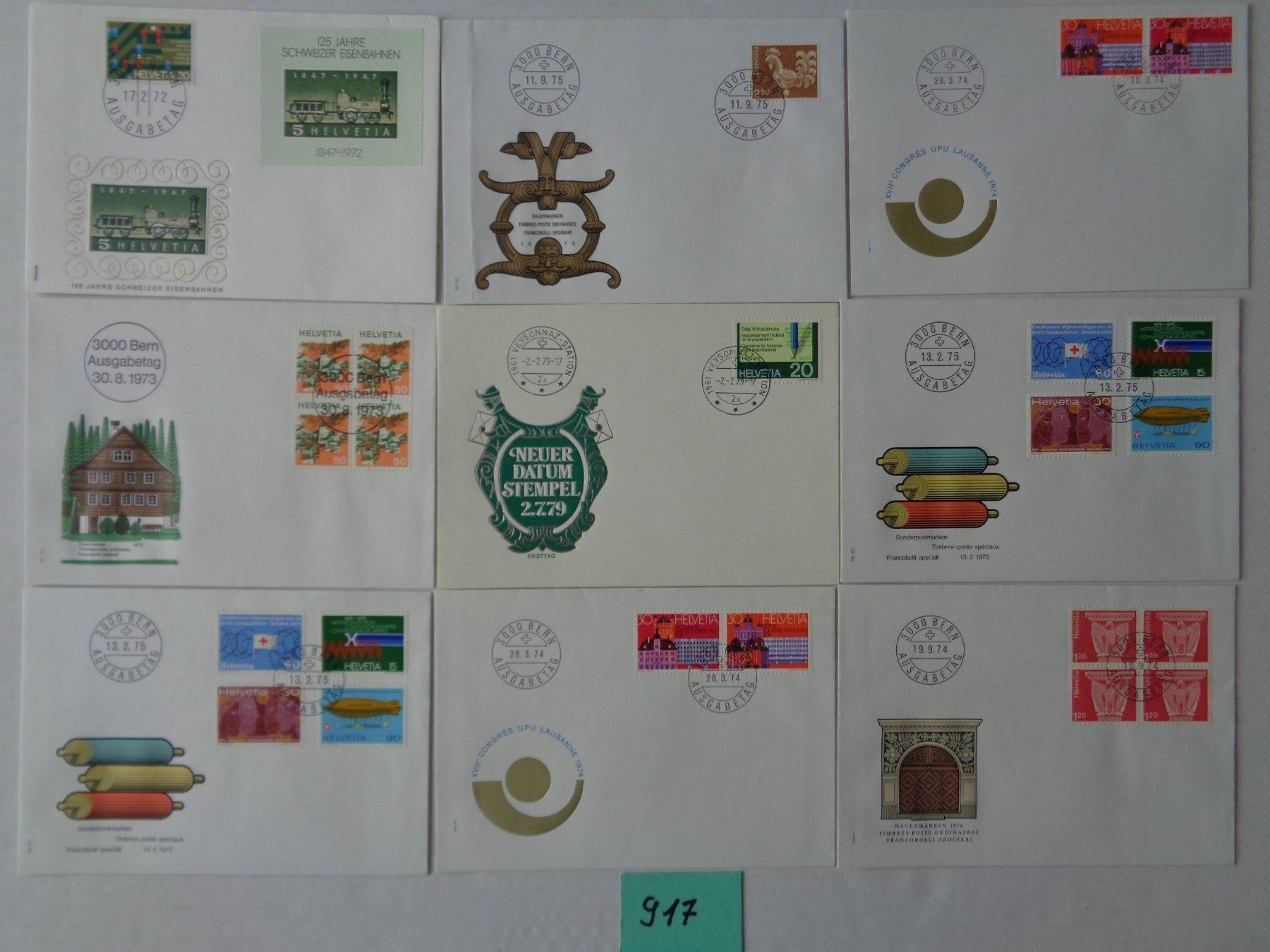 Tutti i francobolli: 80 Ersttagsbriefe – Usato da Chur venduto da omonia