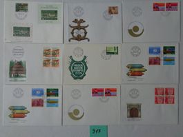 80 Ersttagsbriefe