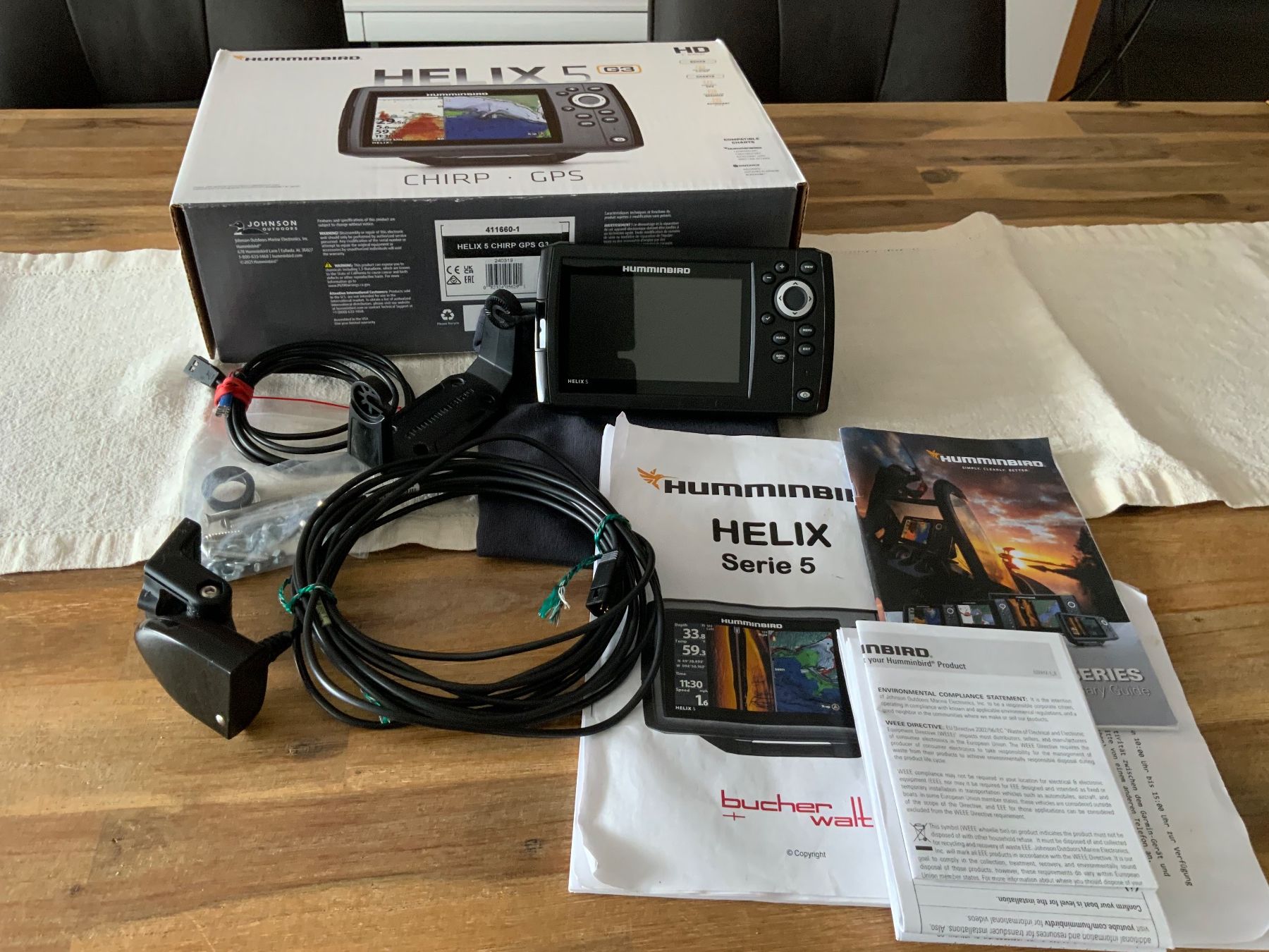 Humminbird Accessori: Humminbird Helix 5 G3 – Nuovo (secondo la descrizione) da Schübelbach venduto da Hecht11.