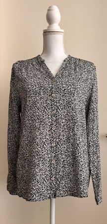 Bluse von MARC O'POLO, schwarz-weiss, Grösse 42