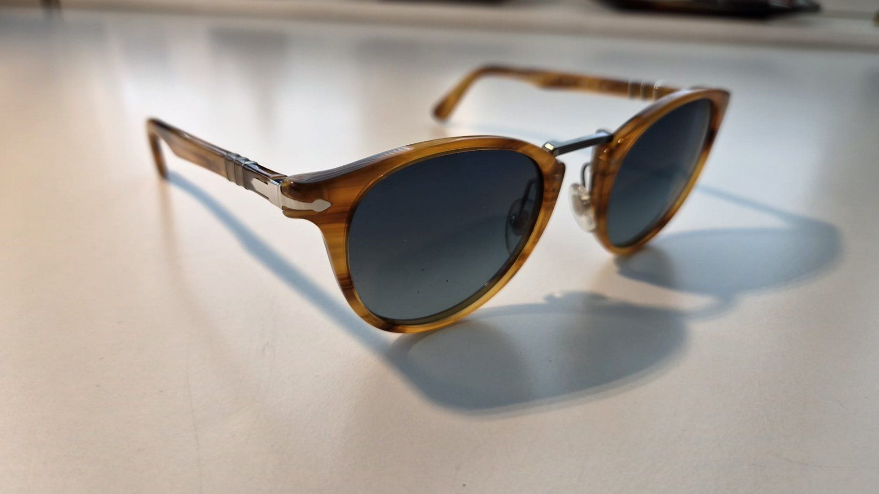 Ray-Ban Occhiali & Lenti: Sonnenbrille Persol braun Neu – Nuovo e nell'imballaggio originale da Schaffhausen venduto da Fashion1144