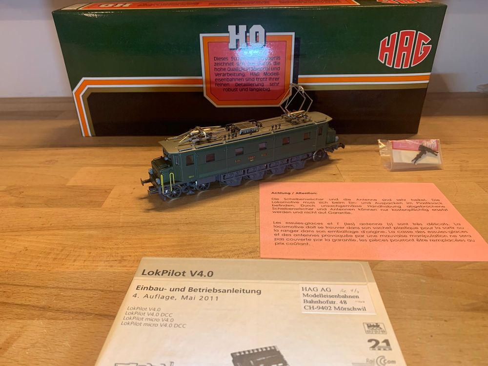 HAG Ae 4/7 BBC Nr. 11007, Art. Nr. 13 002-31 AC digital ESU4 | Kaufen ...