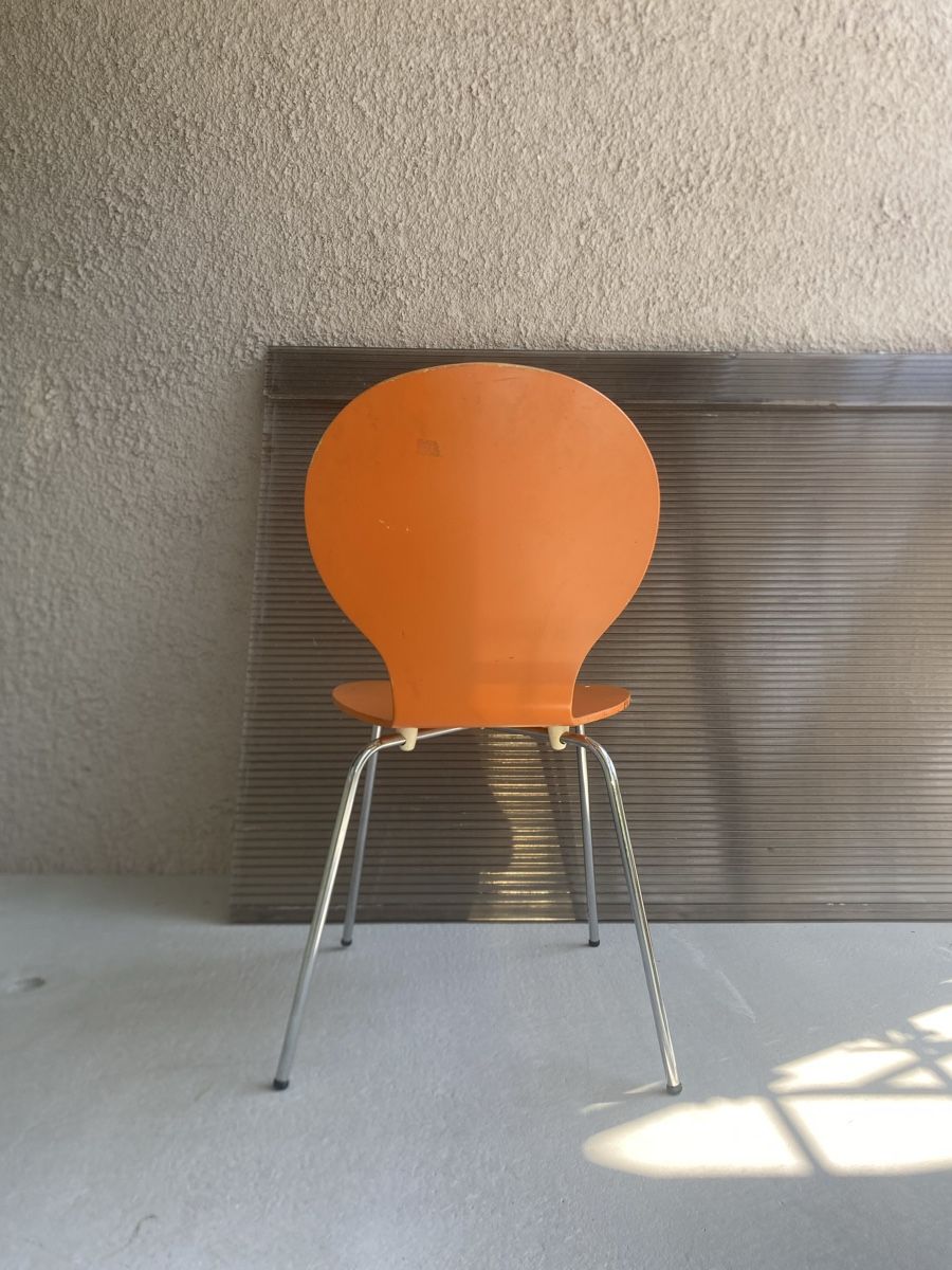 Sedie: Oranger Stuhl im Arne-Jacobsen-Stil  – Usato da Basel venduto da fel_5sqf 2