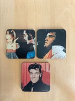 Elvis Presley Holz Untersetzer 3-er Set/auch als Sammelkarte