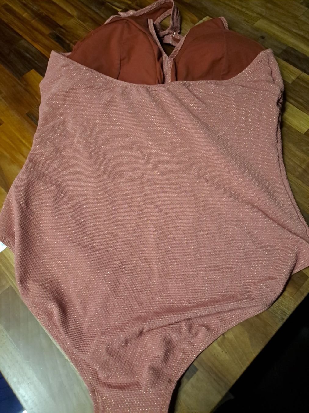 Costumi da bagno & Bikini: Glitzer Badekleid Gr.ca 50 neu! – Nuovo (secondo la descrizione) da Emdthal venduto da kasira 3
