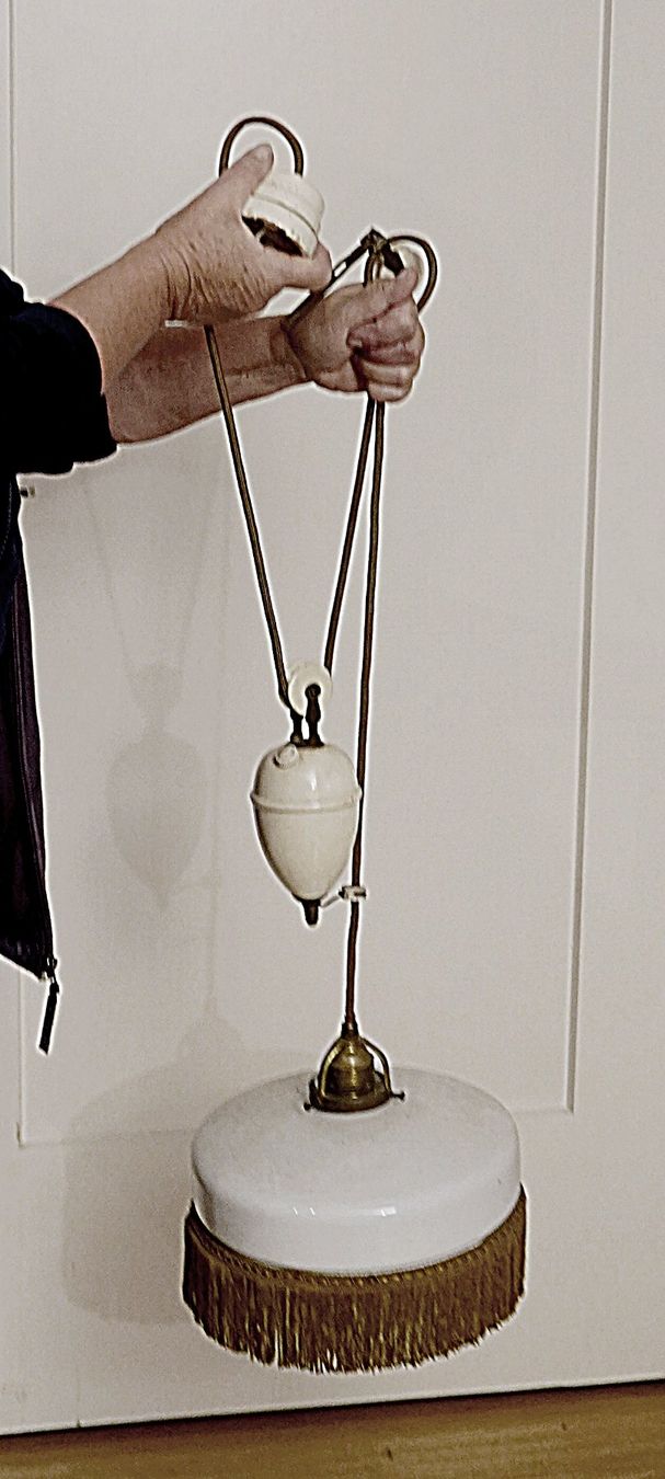 Lampadari & plafoniere: Deckenlampe mit Umlenkrolle – Usato da Baar venduto da 2cvbaar
