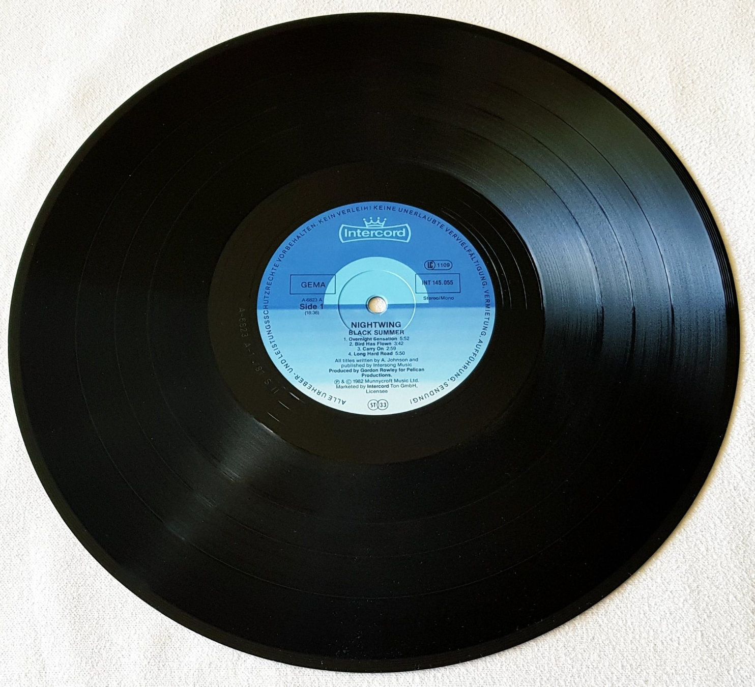 Dischi in vinile: Nightwing ‎– Black Summer - LP - 1982 - Intercord – Usato da Uster venduto da Zardodel 2