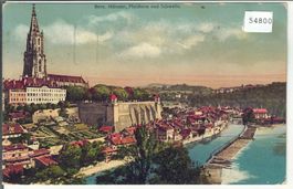 Bern - Münster, Plattform und Schwelle - Litho
