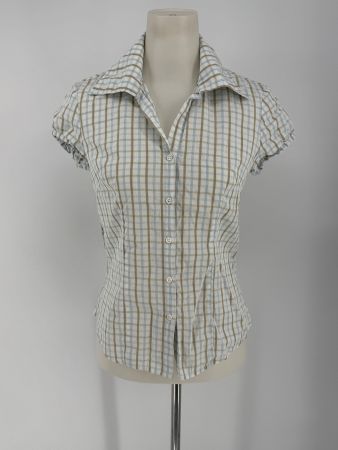 Bluse kariert Gr. 38 von Brem Paris