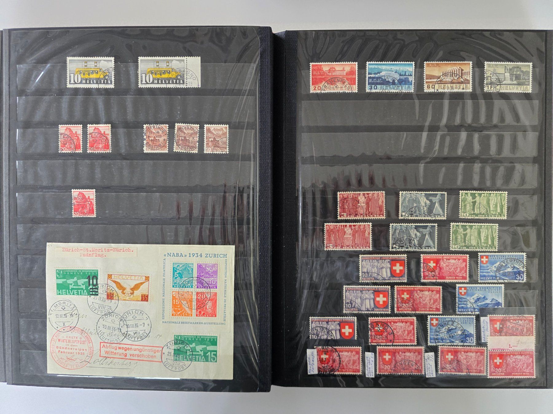 Alle Briefmarken: Briefmarken-Sammlung Schweiz 1850-1978 – Gebraucht aus Heerbrugg von Swissphila 5