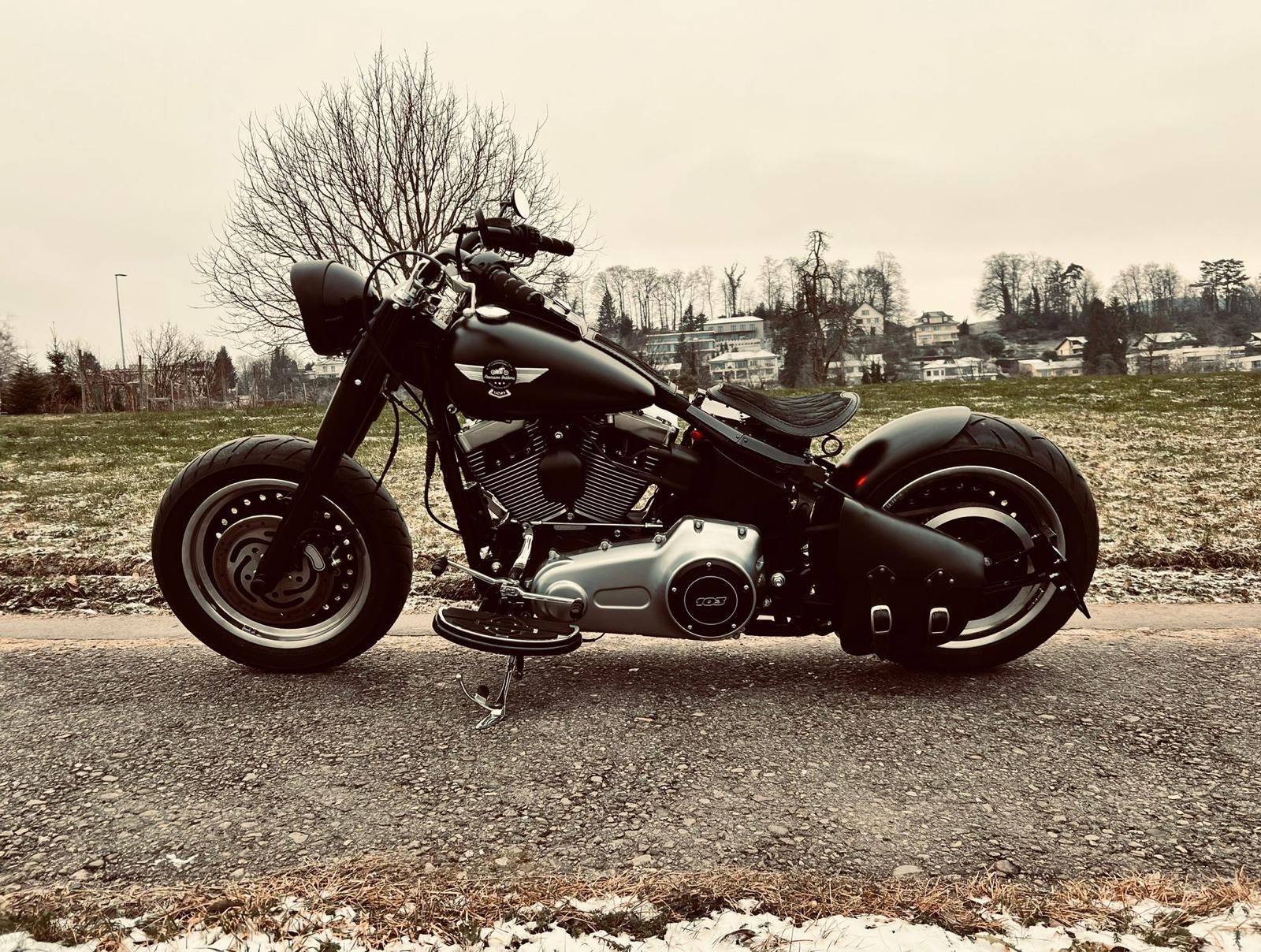 Harley-Davidson Chopper: Harley Davidson FLSTFB 103 – Usato da Unteriberg venduto da fabiankalin 3
