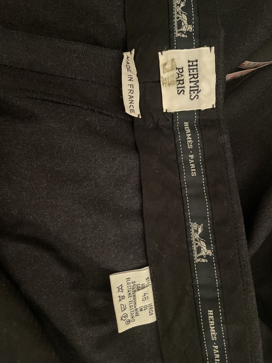 Hermès Pantaloni: Vintage Hermés Trousers, Virgin Wool, Size 46 – Usato da Oberwil BL venduto da Stellochkas 7