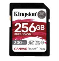 Kingston Canvas React Plus 256 GB, SDXC, U3, UHS-II, V90